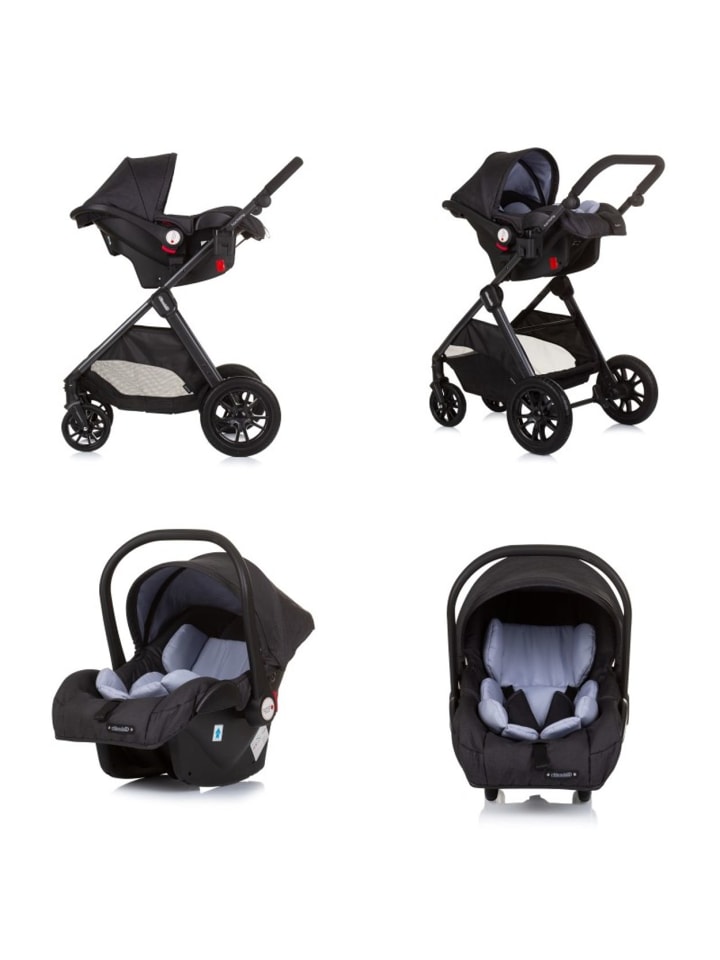 Chipolino Kinderwagen Harmony 3 in 1 in grau günstig kaufen onesize
