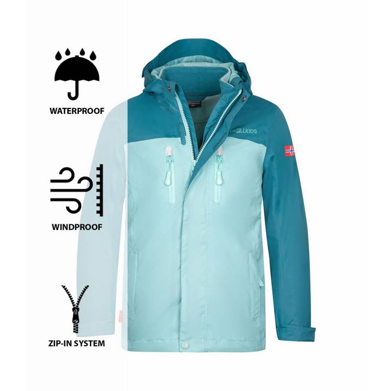 Trollkids Bryggen Doppeljacke Mdchen