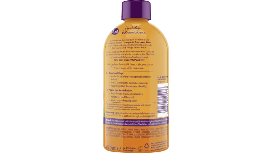 true by tetesept Kuschelige Winterwärme 420 ml