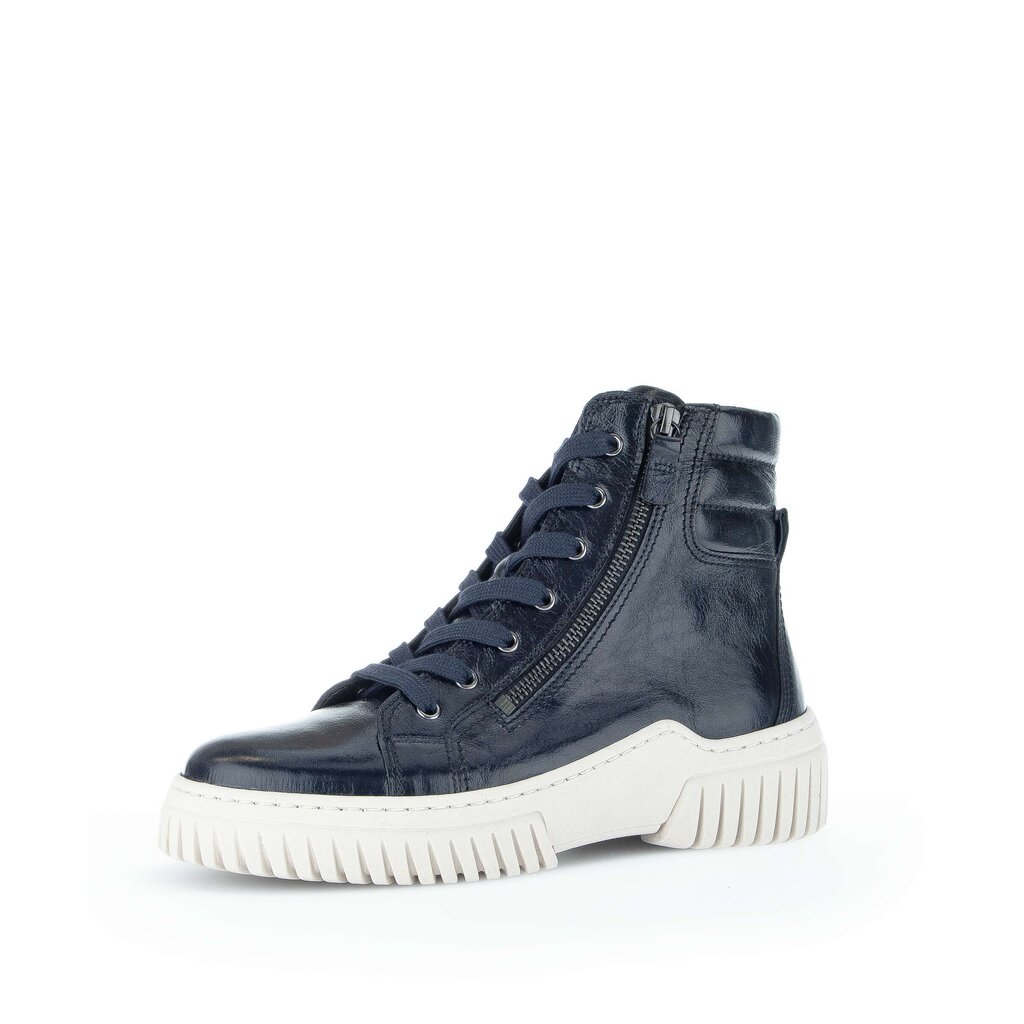 Gabor fashion Schnürstiefelette blau