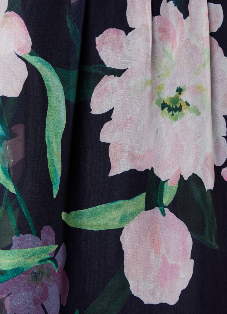 Φόρεμα μάξι με ζώνη και φλοράλ print Leonie Phase Eight