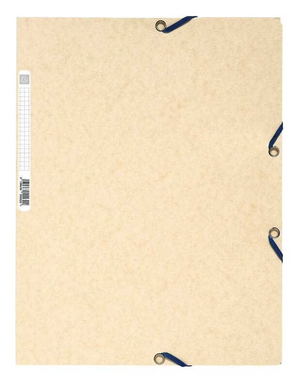Exacompta Sammelmappe 55532E DIN A4 Elfenbein Pressspankarton 24 x 32 cm 25 Stück