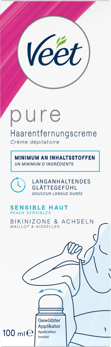 Enthaarungscreme Bikini & Achseln, 100 ml