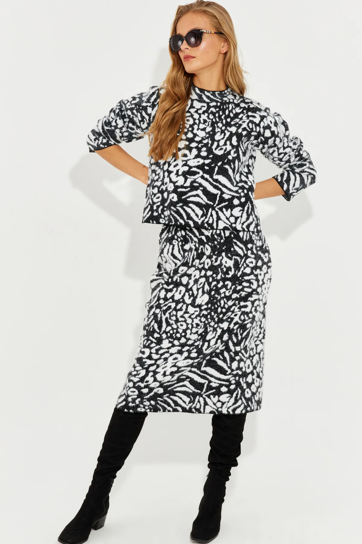 Cool & Sexy  Zweiteiler - Schwarz - Regular Fit