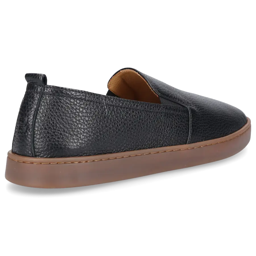 Henderson - Slipper RODI Hirschleder - schwarz