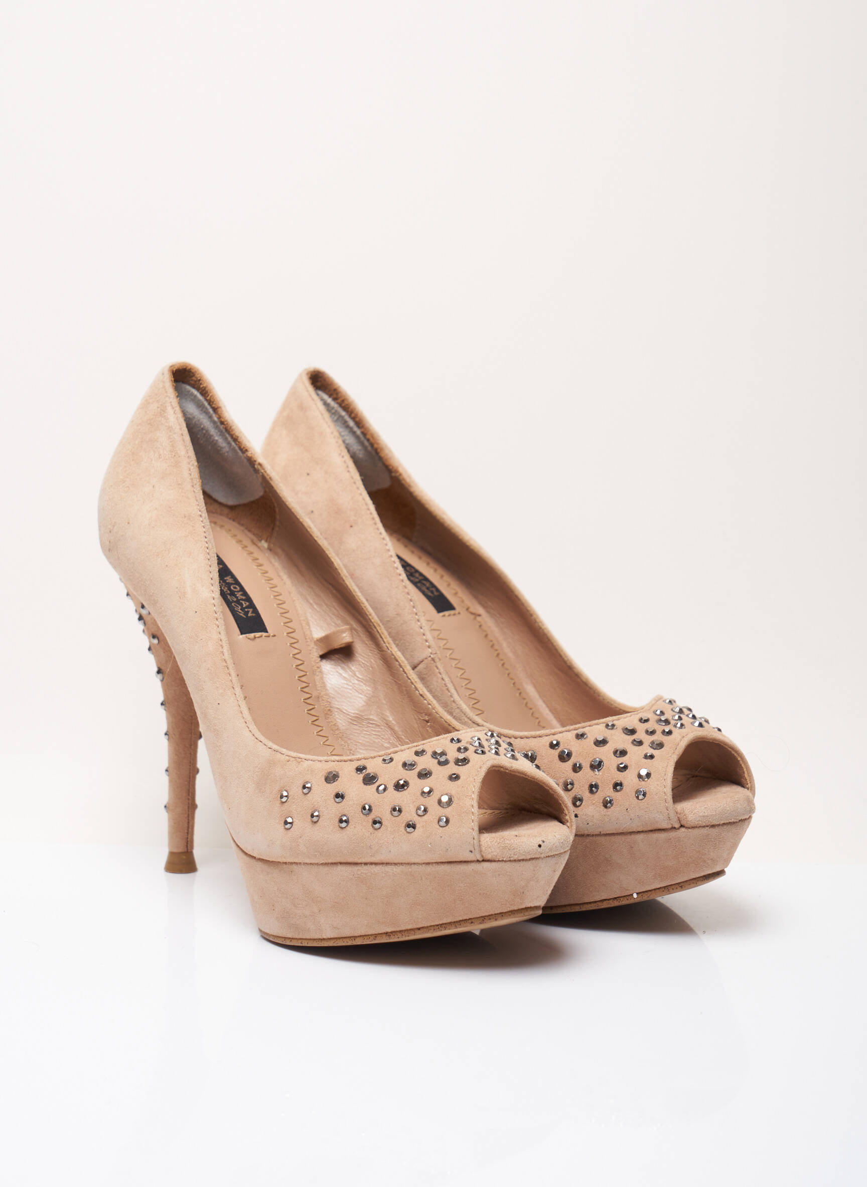 Zara Sandales Nu Pieds Femme couleur rose