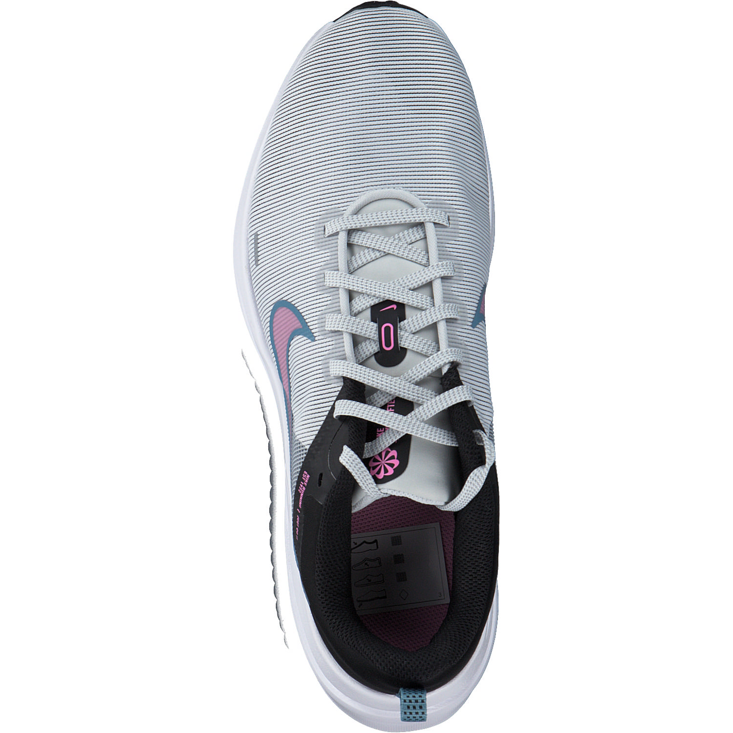 Nike Downshifter 12 DD9294, Sneakers Low, Damen, photon dust/pink spell/sm grey