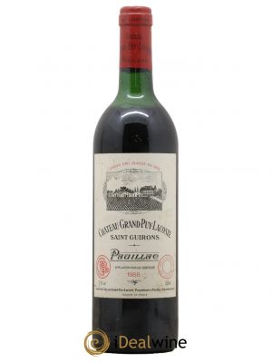 Château Grand Puy Lacoste 5ème Grand Cru Classé  1988 - Lot de 1 Bouteille