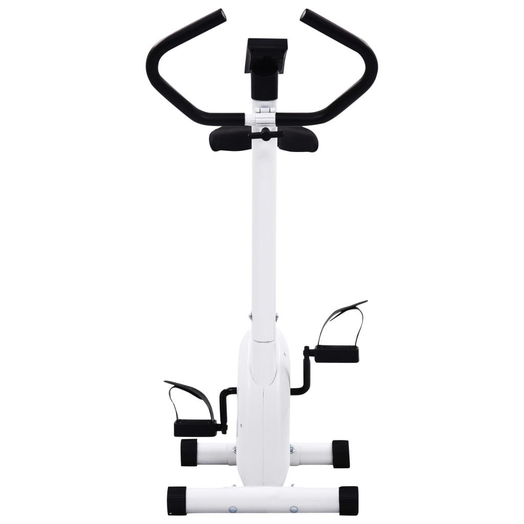 vidaXL Heimtrainer Heimtrainer mit Gurtwiderstand Weiß