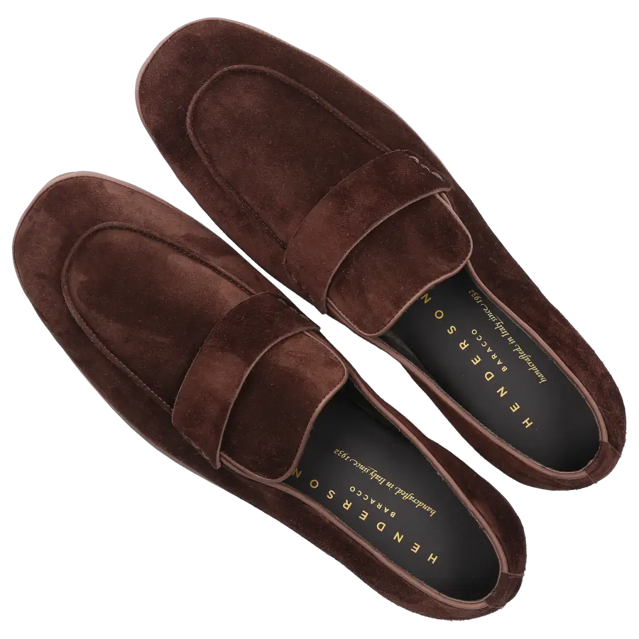 Henderson - Loafer ERNESTO Veloursleder - braun