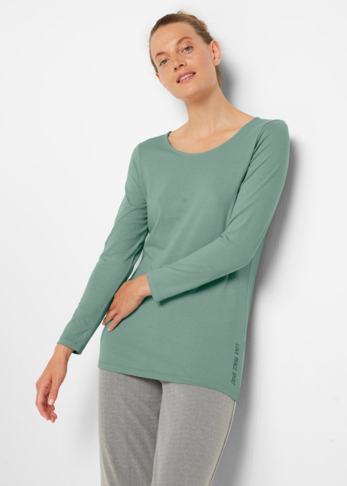 Longshirt mit Bio-Baumwolle (2er Pack)