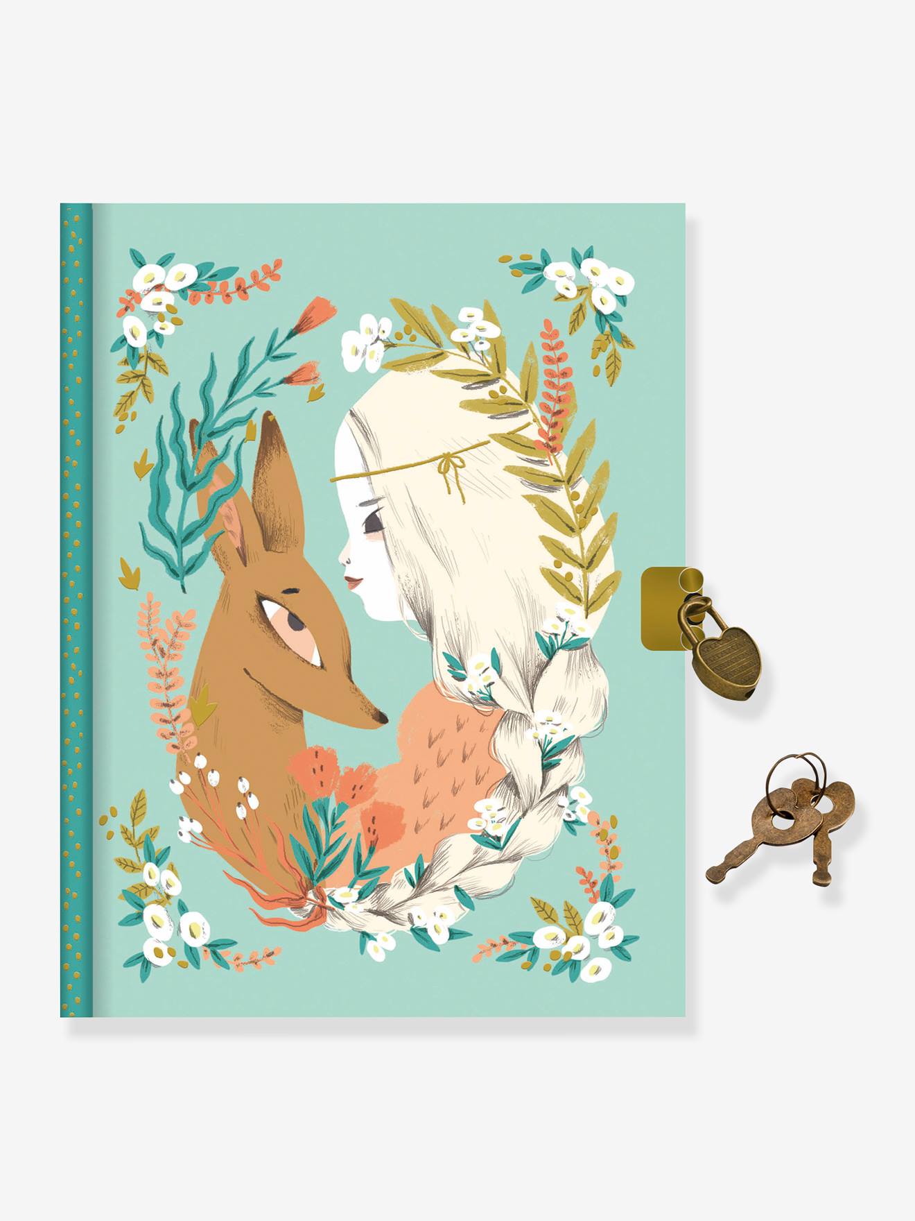 Carnet secret Lucille DJECO vert