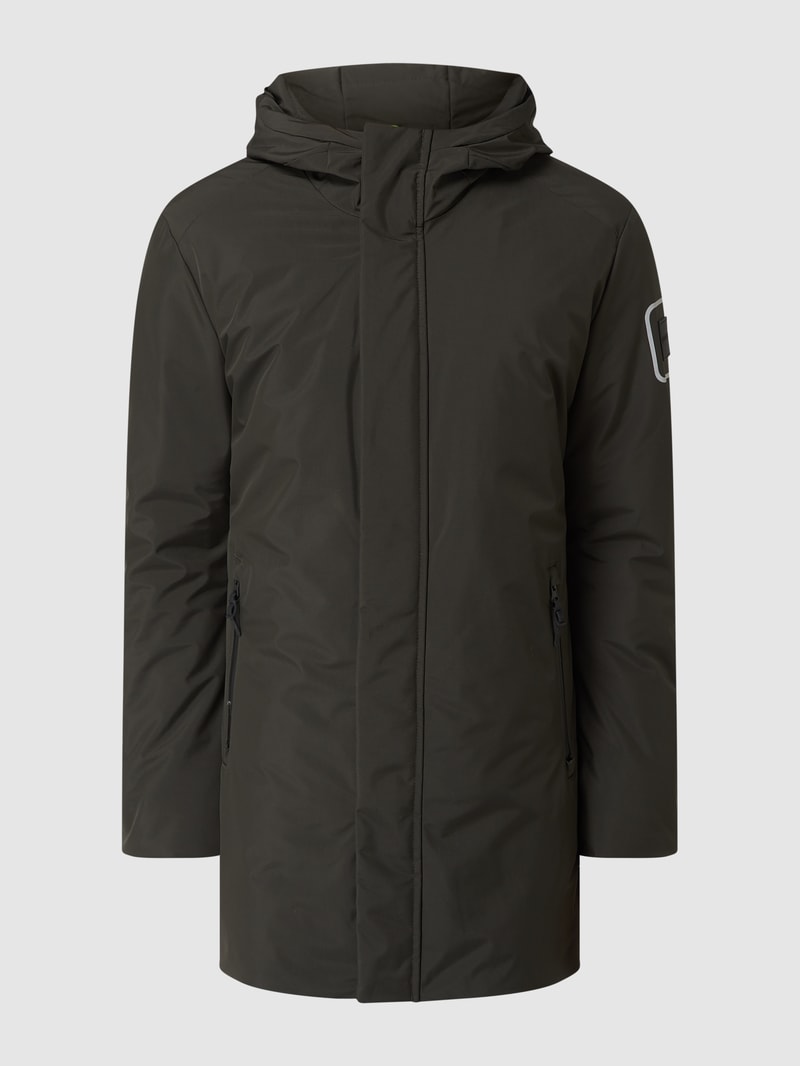 Parka mit Kapuze in olivgrün