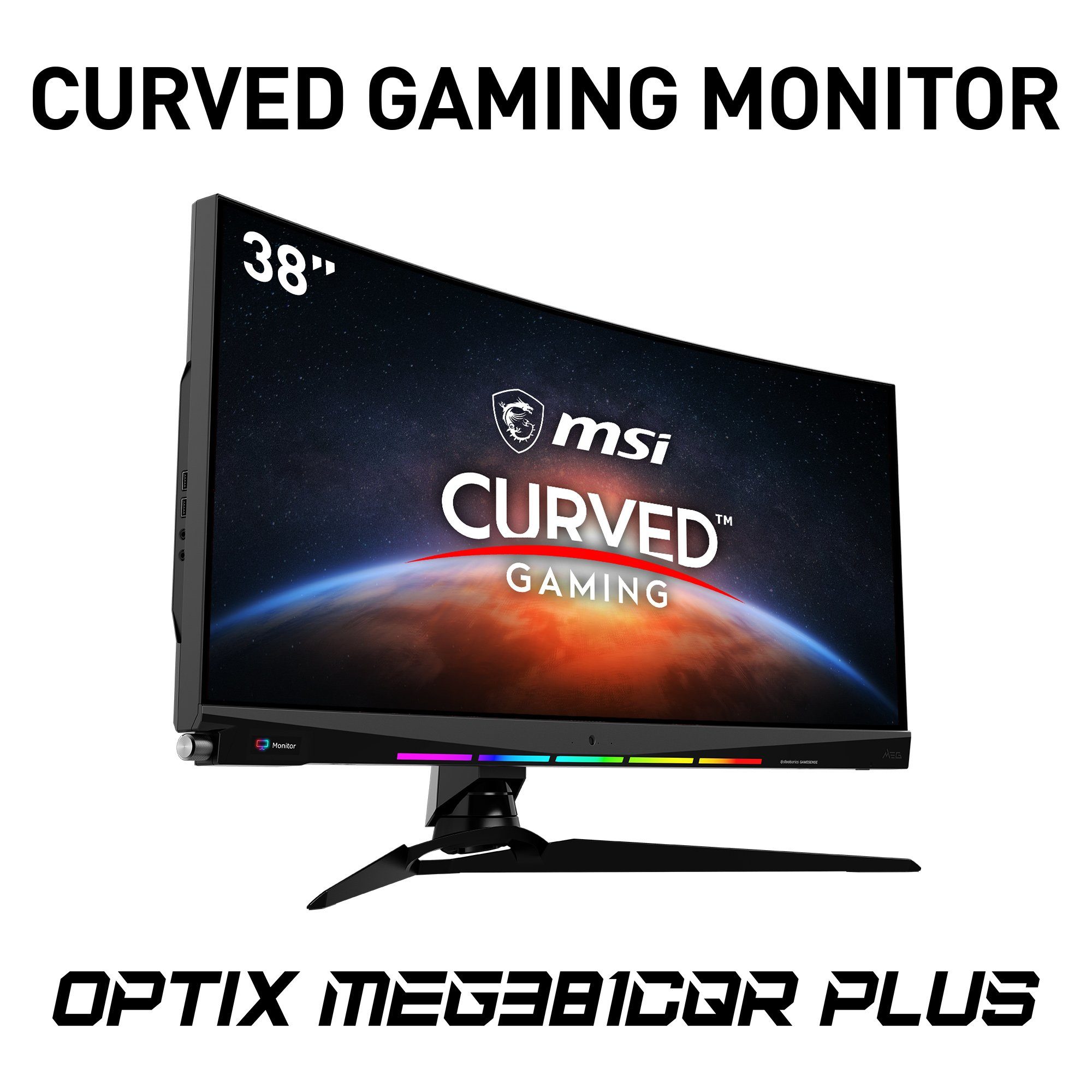 MSI Optix MEG381CQRDE Plus Curved-Gaming-LED-Monitor (95,25 cm/37,5 