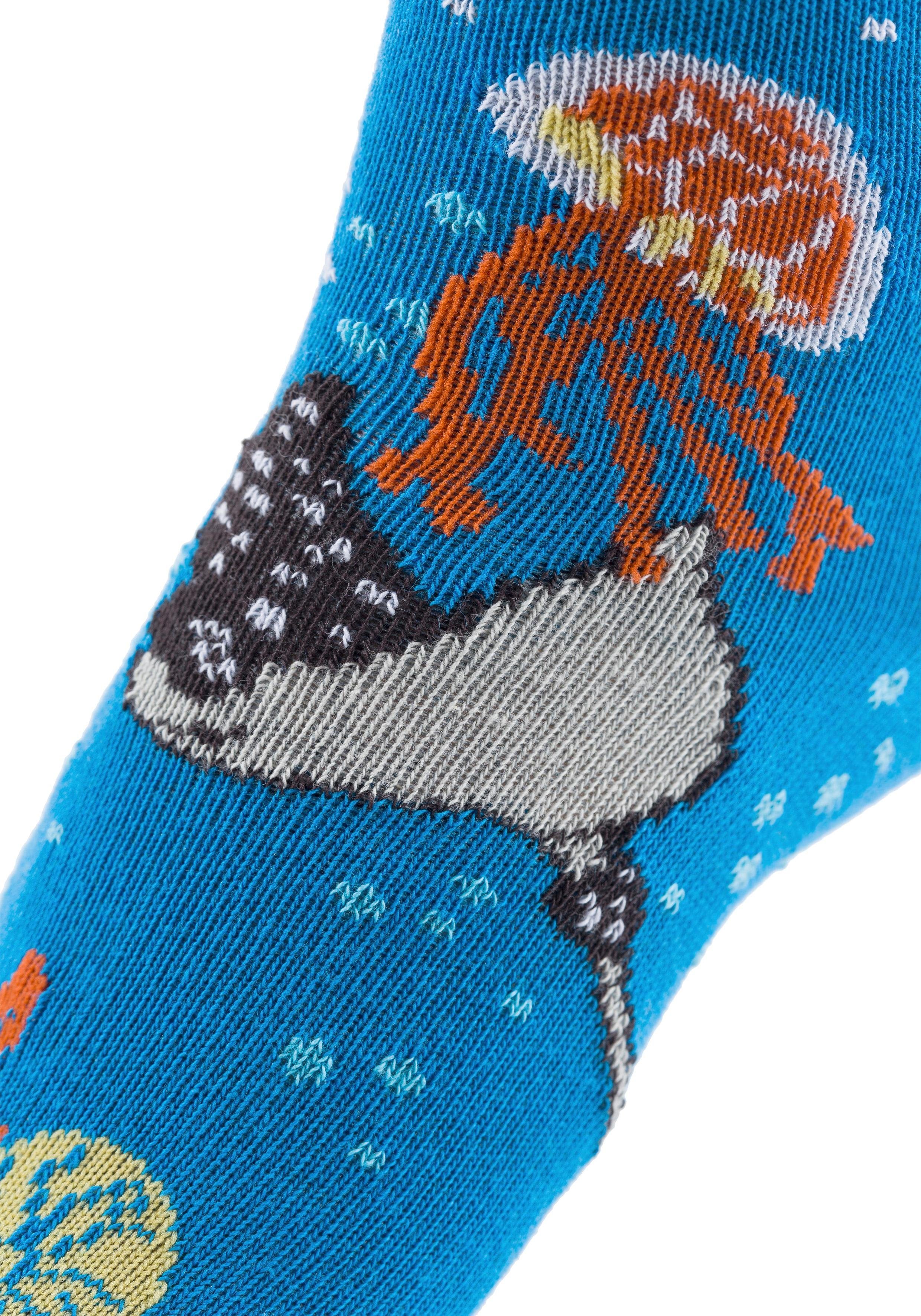 Arizona Socken (5-Paar) mit Meeresmotiven