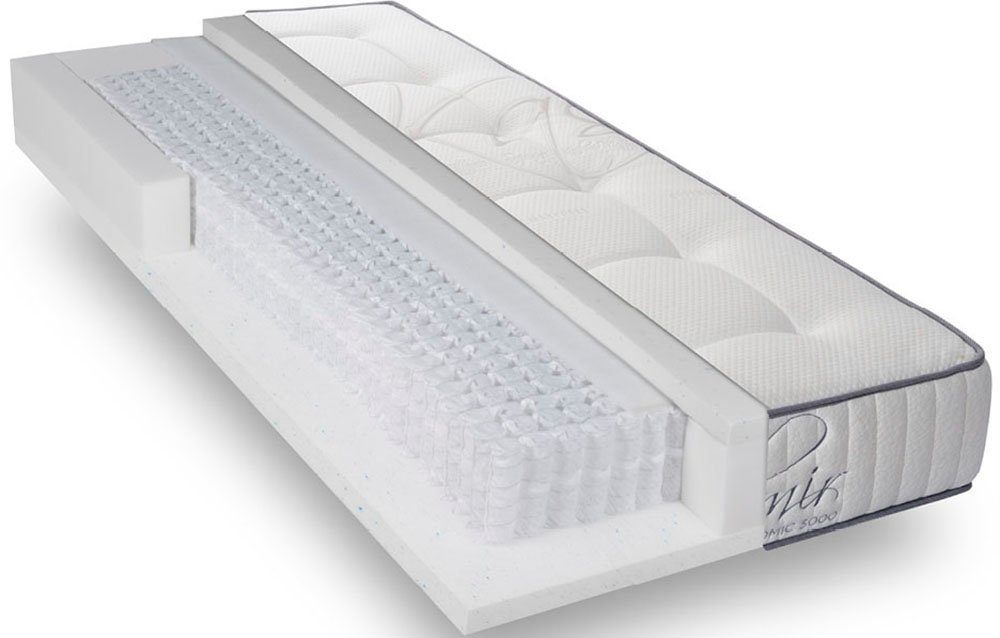Taschenfederkernmatratze Kashmir Anatomic 3000 Gelpulse, Revor Bedding, 28 cm hoch, Die Neuerfindung des Federkerns nach einem anatomischen Muster!