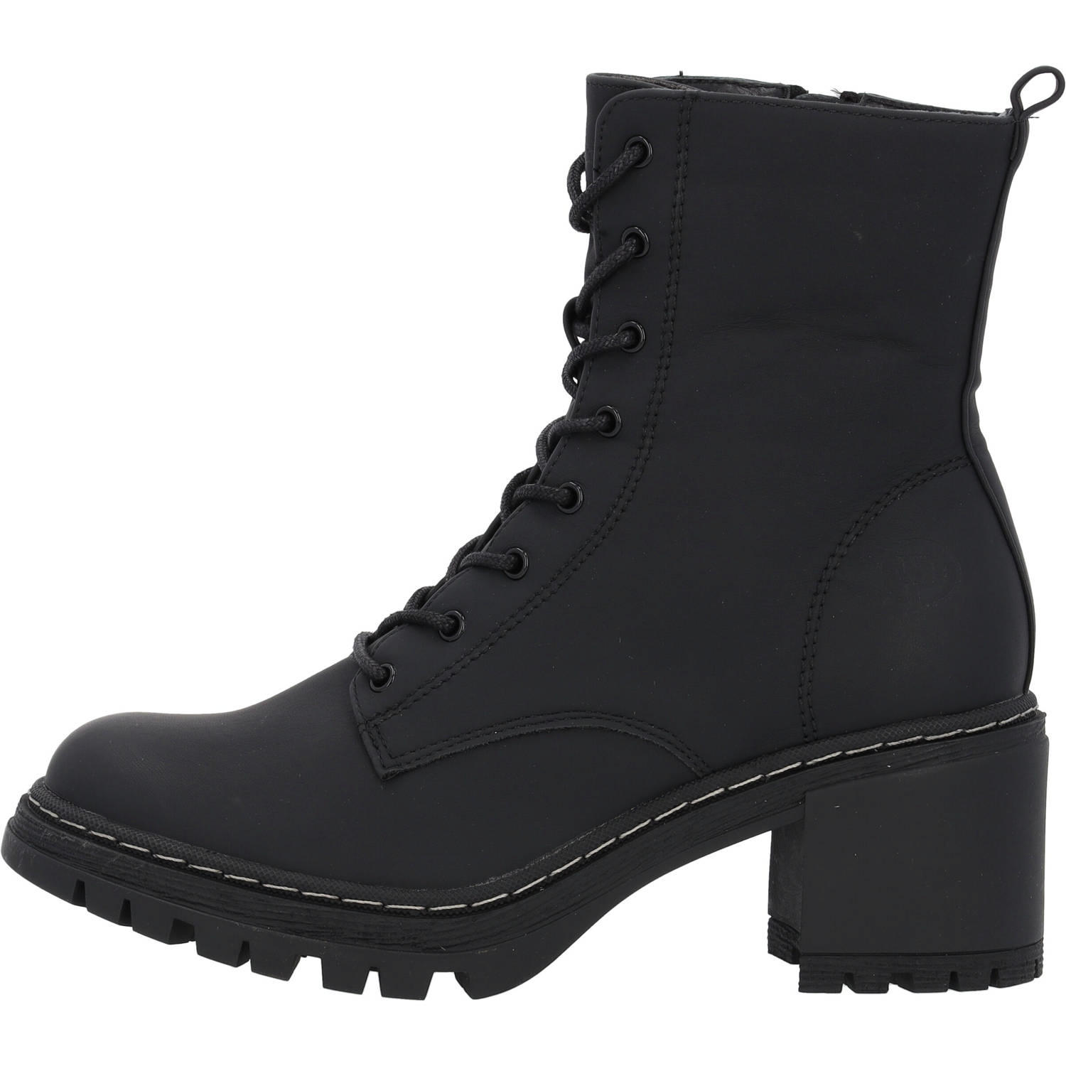 Palado Kefalonia, Schnürstiefeletten, Damen, Schwarz Matt