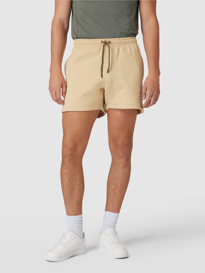 Sweatshorts mit Tunnelzug Modell 'Moe' in sand