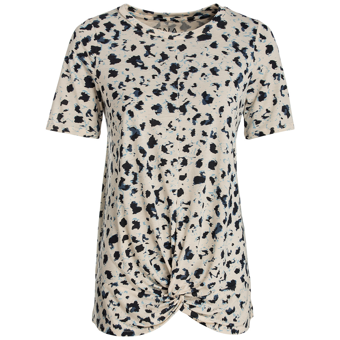 Damen Yoga-T-Shirt mit Knotendetail