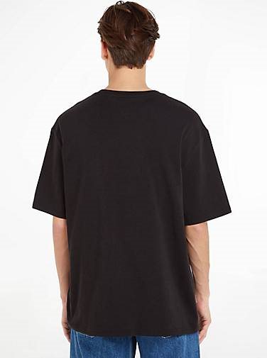 TOMMY-JEANS Herren T-Shirt COLLEGE Oversized Fit