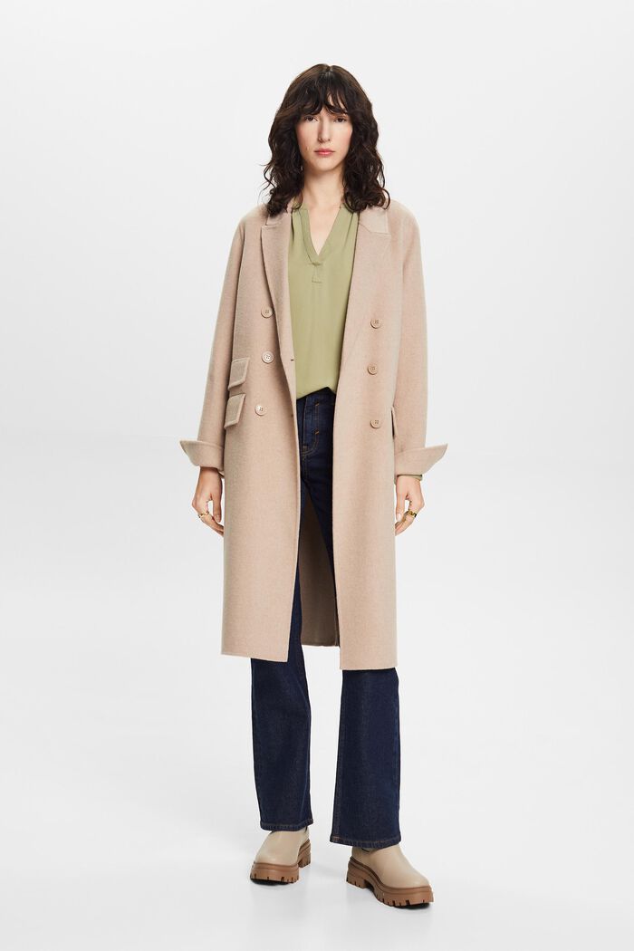 Basic-Bluse mit V-Ausschnitt