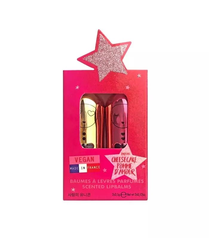COFFRET DE 2 BAUMES A LEVRES METAL Baumes lèvres