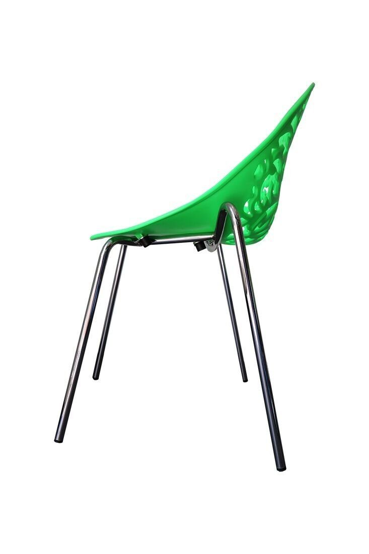 Steelboxx Stapelstuhl Design Stuhl Flora Stühle Esszimmerstuhl Wohnzimmerstuhl Loungestuhl (Spar-Set, 2 St)