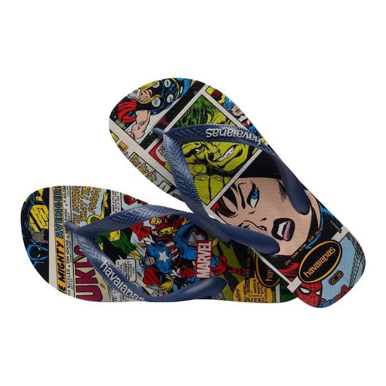 Tong à Enfiler Enfant Havaianas Top Marvel CL blanc