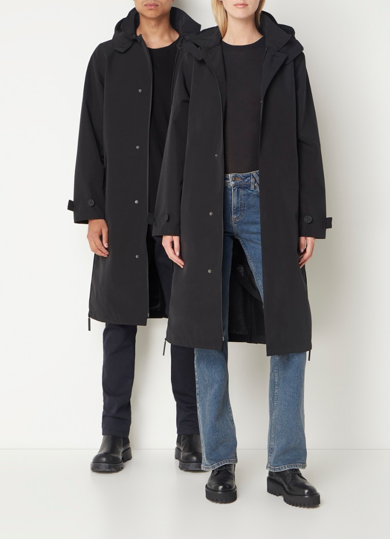 Maium Mac -sadetakki irrotettavalla hupulla ja läpällisillä taskuilla - unisex