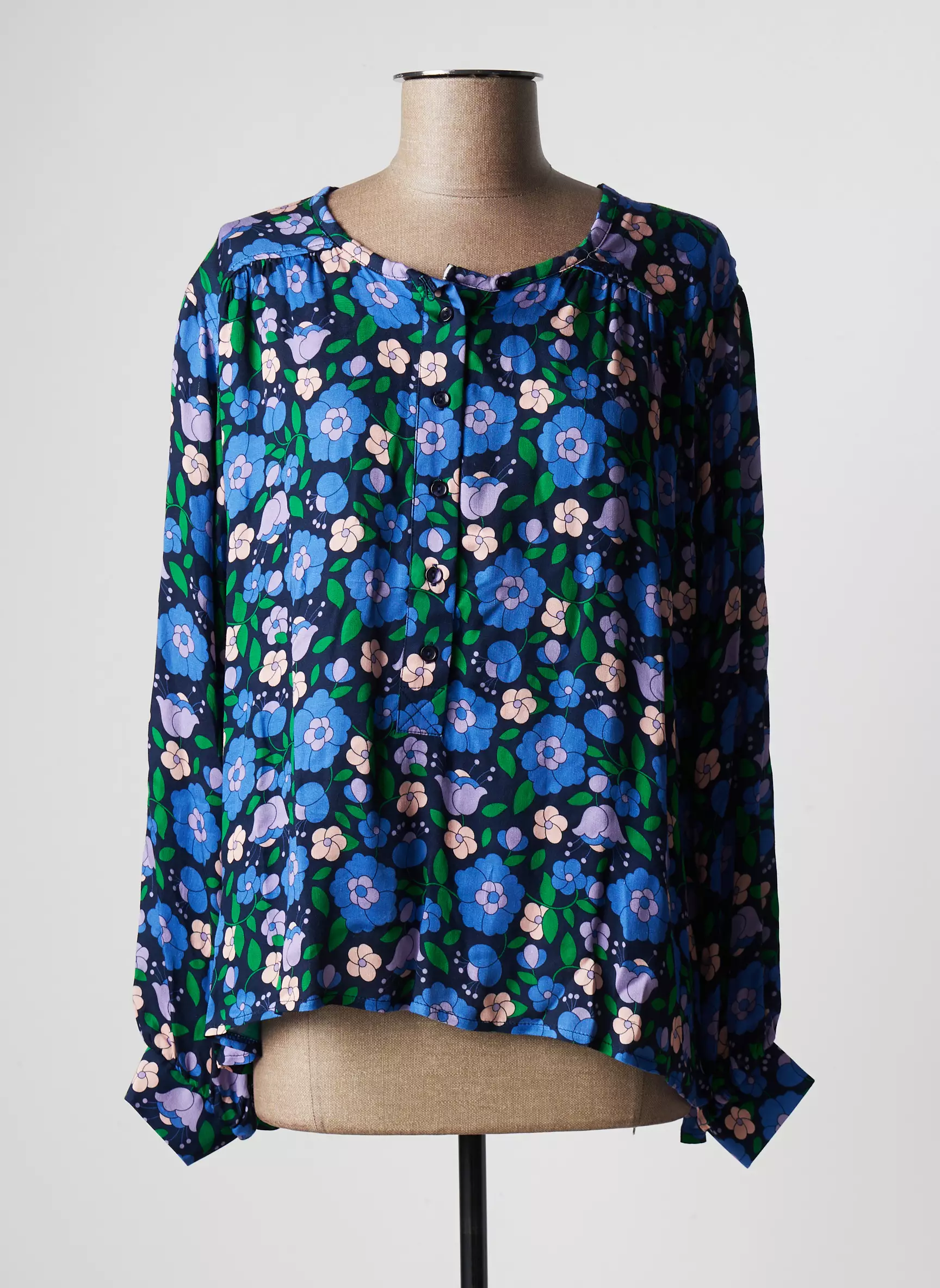 Bizance Chemisiers Femme couleur bleu