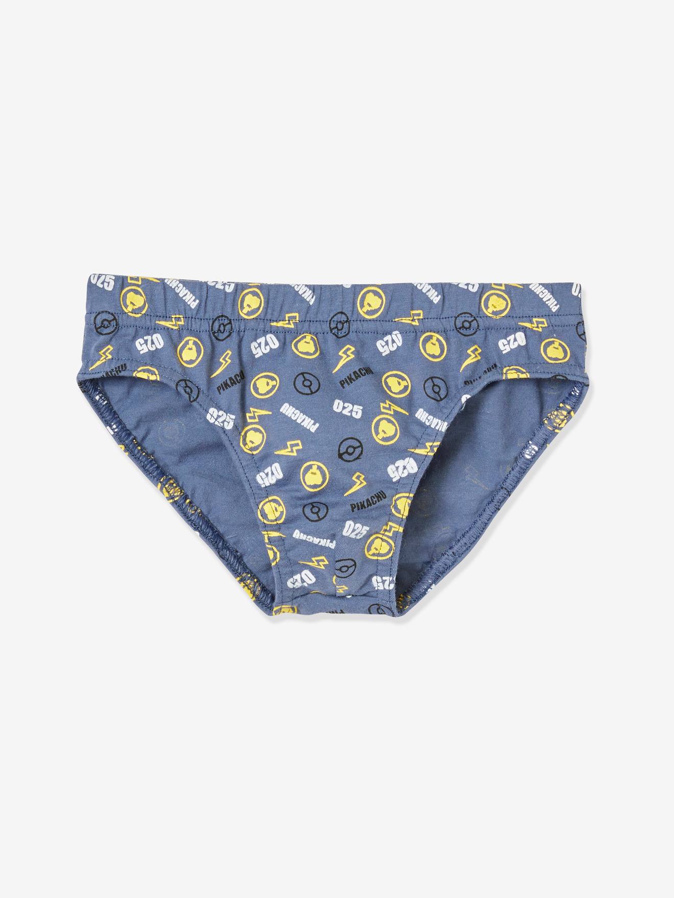 Lot de 3 slips garçon Pokemon® gris