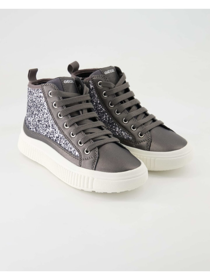 Geox Schnürstiefel in Silber günstig kaufen