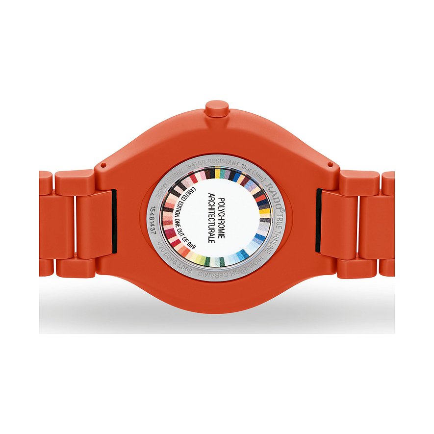 Rado Unisexuhr True Thinline Les Couleurs Le Corbusier