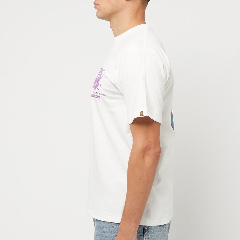 A Bathing Ape Bape Galaxy Ufo Tee M white