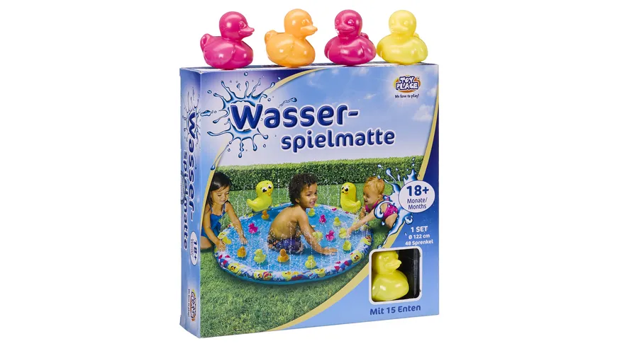 Müller - Toy Place - Wasserspielmatte für Kleinkinder ,Durchmesser ca. 122 cm, Wasserspielzeug