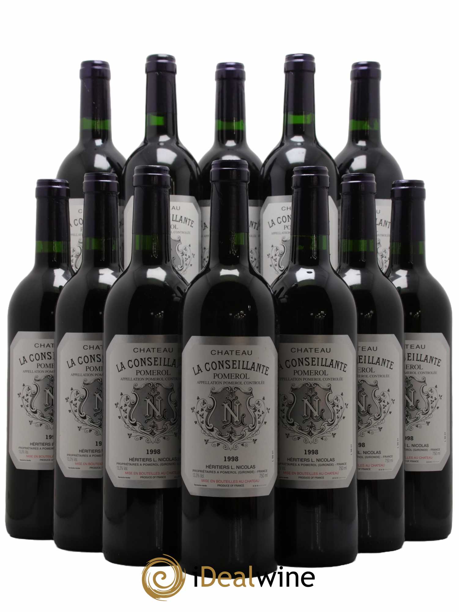 Château la Conseillante  1998 - Lot de 12 Bouteilles