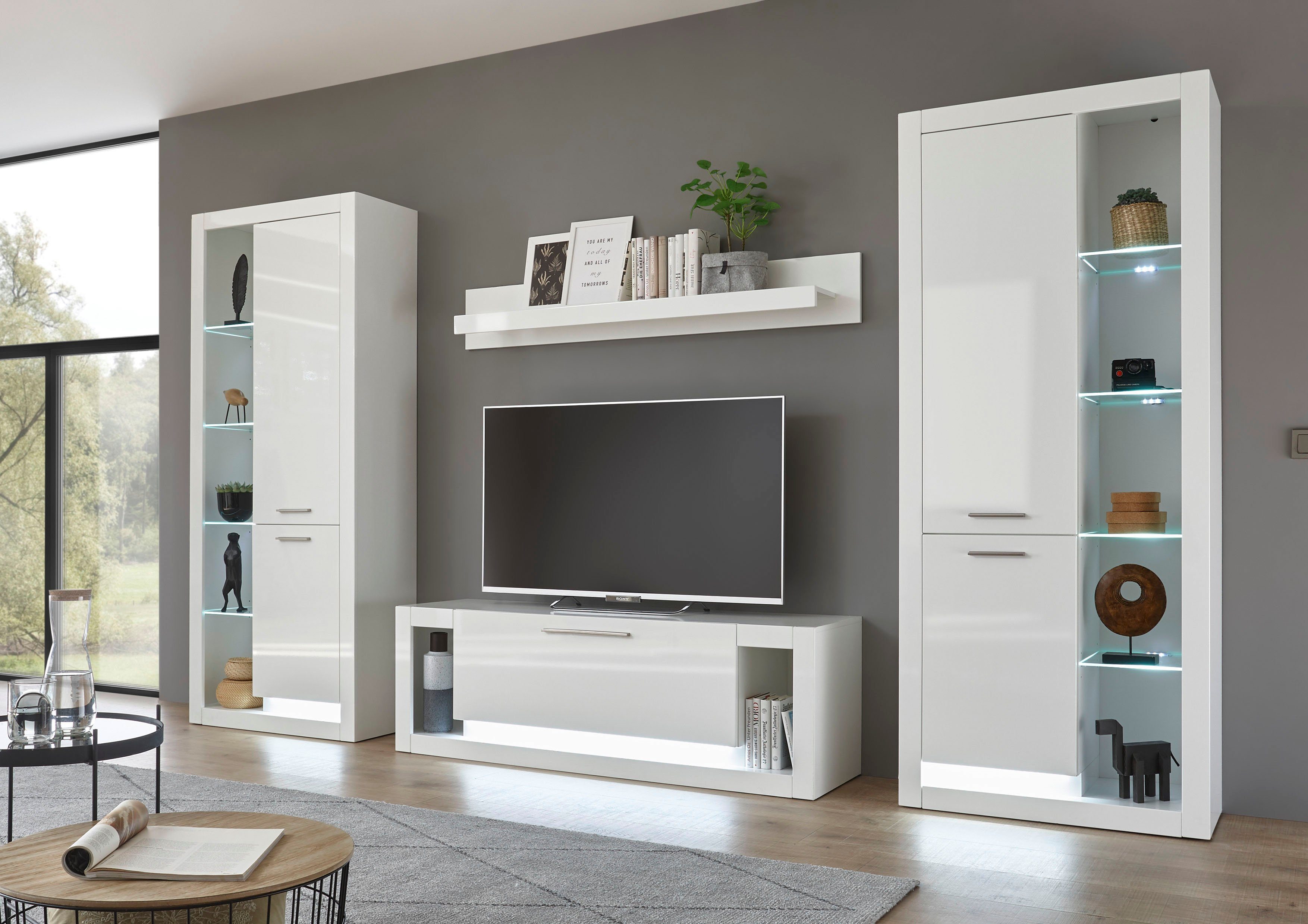 Places of Style Wohnzimmer-Set Meran, (4-St)