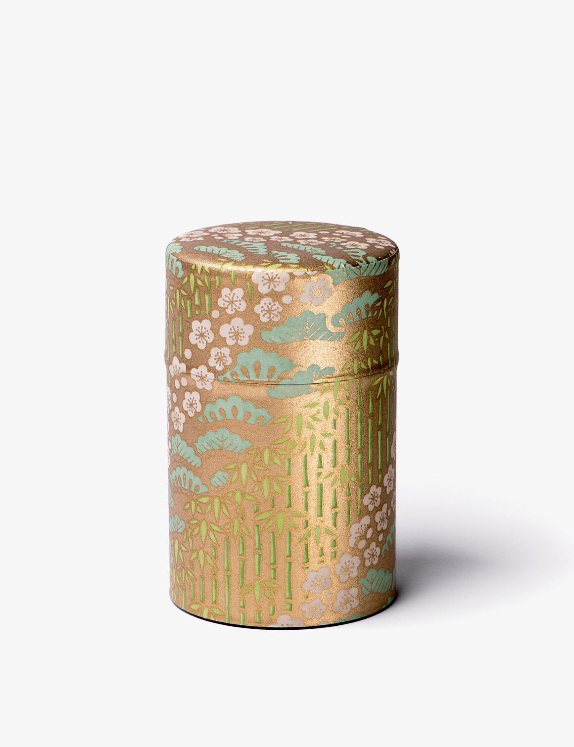 Sakura, Boîte à thé papier washi or 100g