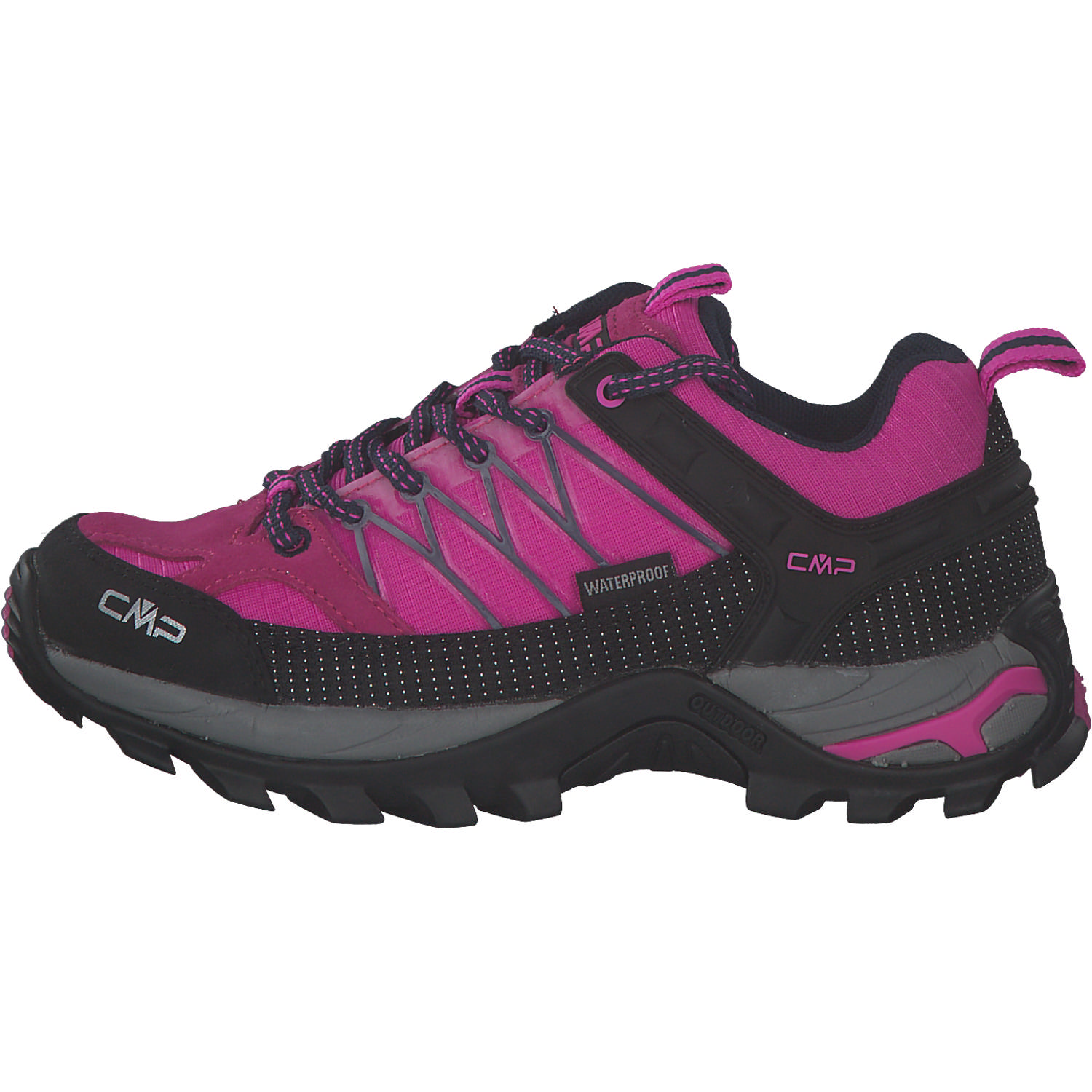 CMP Rigel 3Q54456, Trekkingschuhe, Damen, pink fluo-b.blue