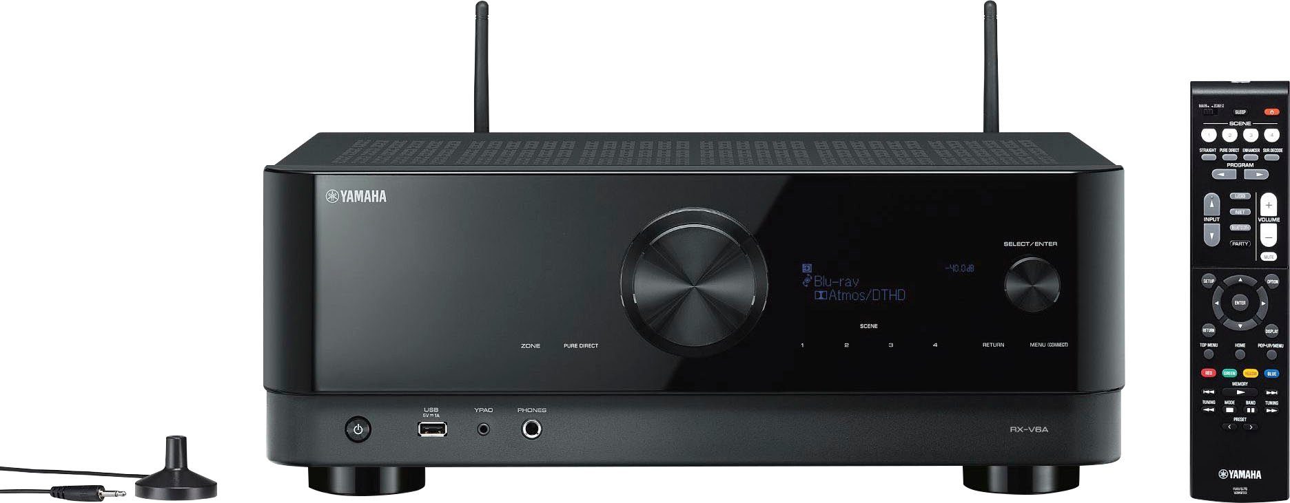 Yamaha RX-V6A 7.2 AV-Receiver (Bluetooth, LAN (Ethernet), WLAN)