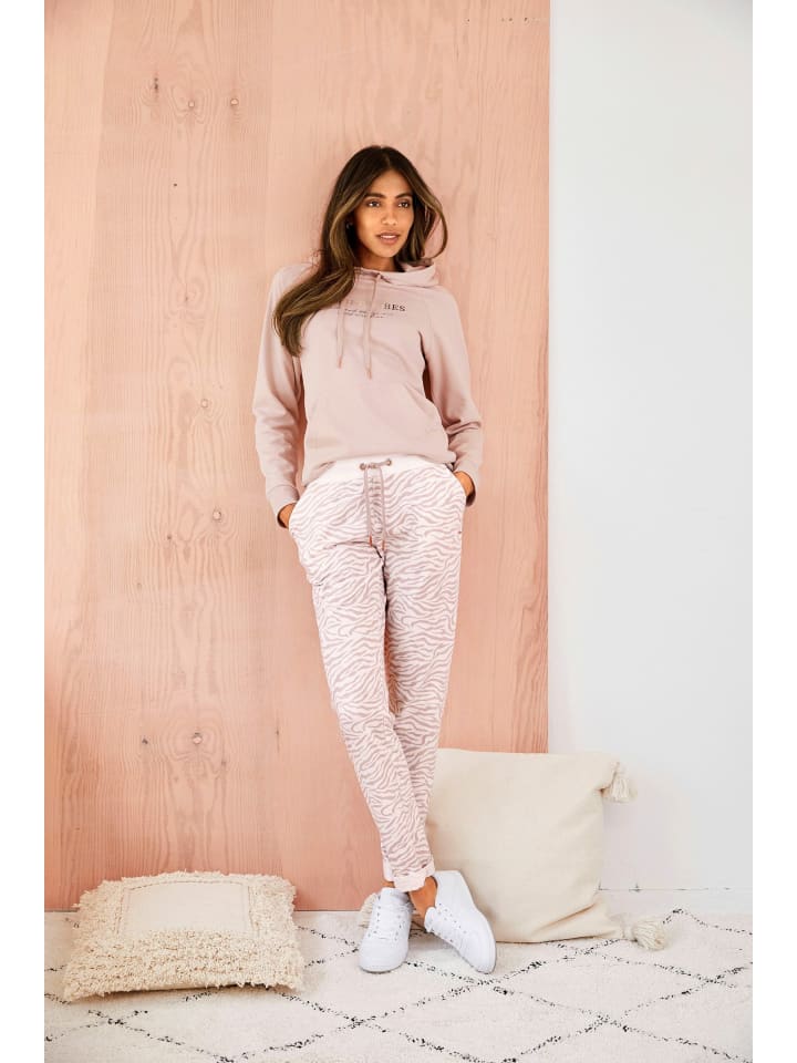 LASCANA Hoodie in nougat günstig kaufen