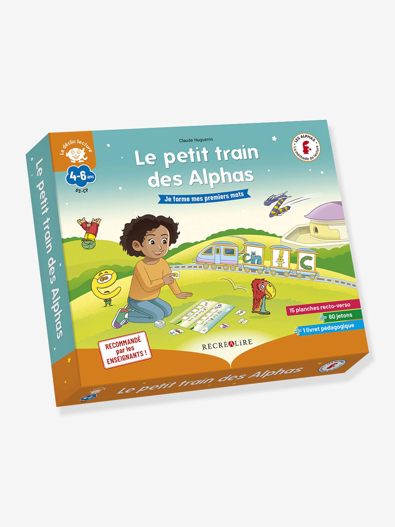 Le petit train des Alphas RÉCRÉALIRE bleu