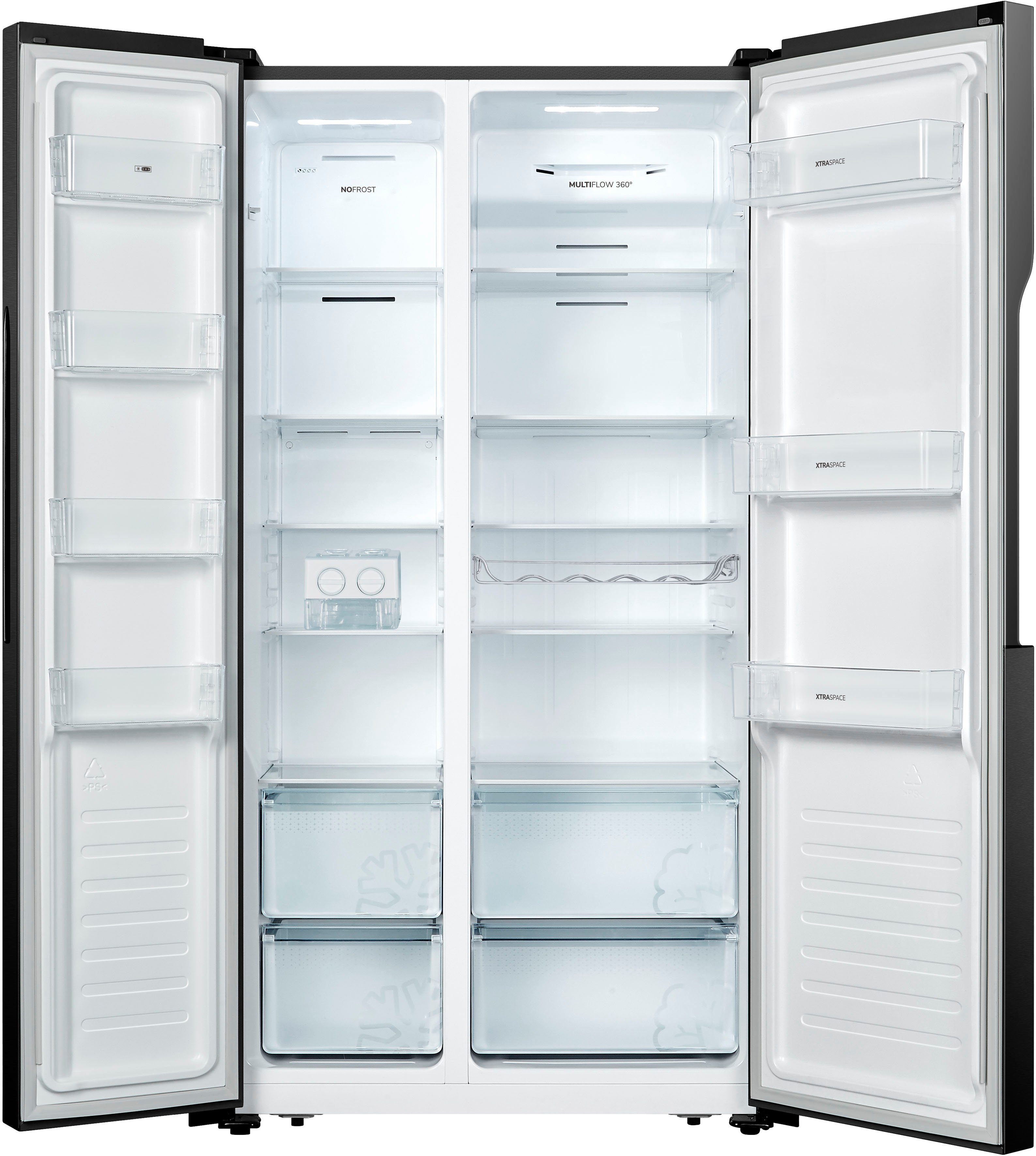 GORENJE Side-by-Side NRS918EMB, 178,6 cm hoch, 91 cm breit