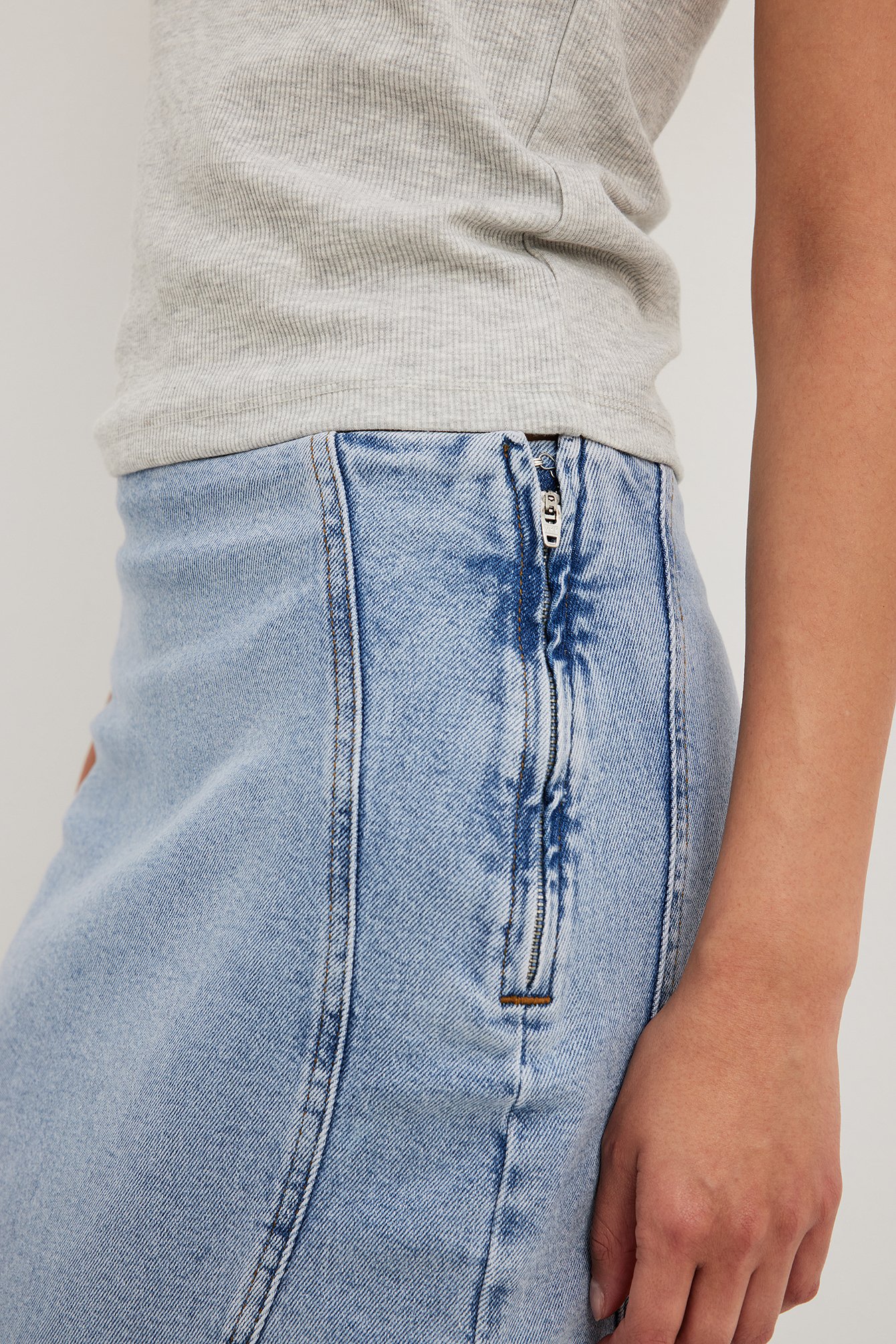 Denim Maxirock