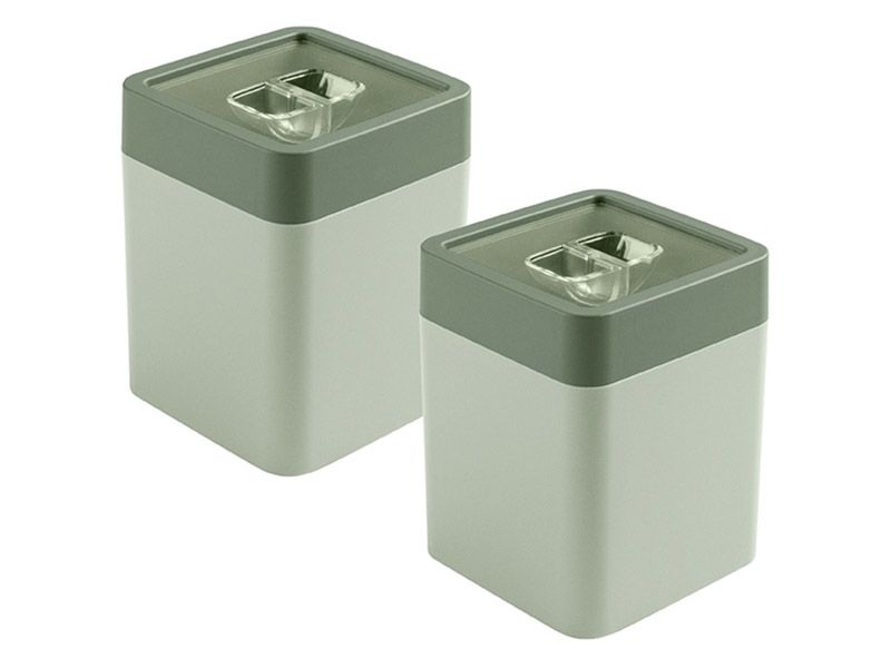 Sigma home 0,6 Liter 2er-Set Vorratsdosen