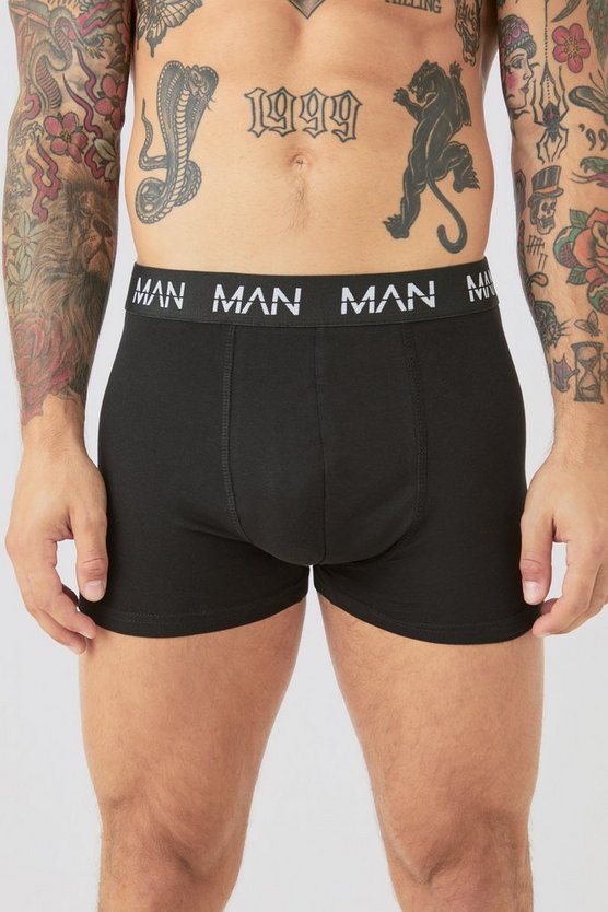 5er-Pack mittellange Man-Dash Repeat Boxershorts
