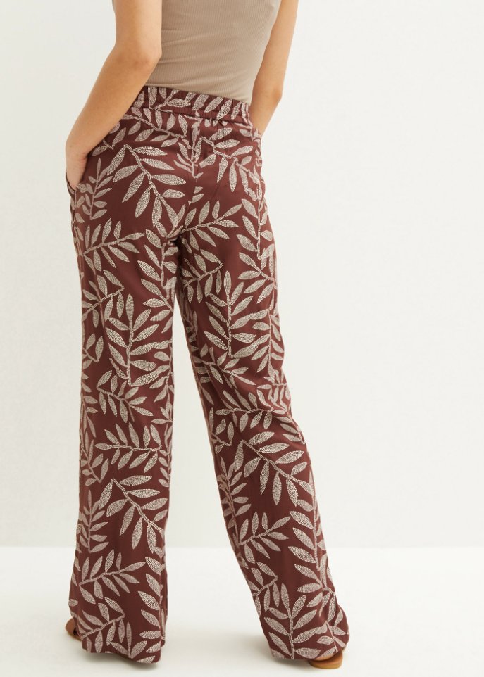 Bedruckte Palazzo-Hose
