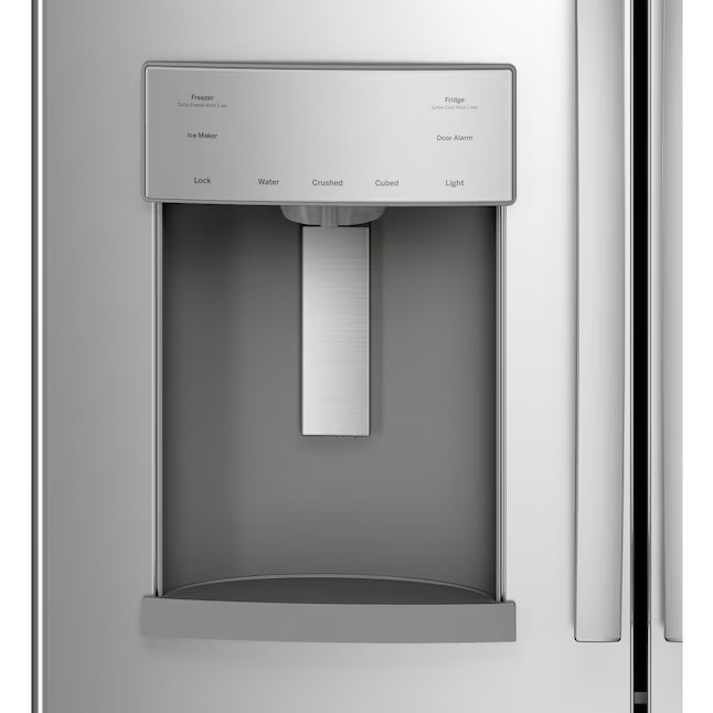 GE 27.7-cu ft French Door Refrigerator with Ice Maker (Fingerprint-resistant Stainless Steel) ENERGY STAR
