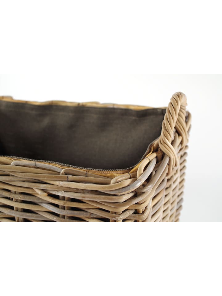 kobolo Kaminholzkorb KUBUWOOD01 in Grau günstig kaufen onesize