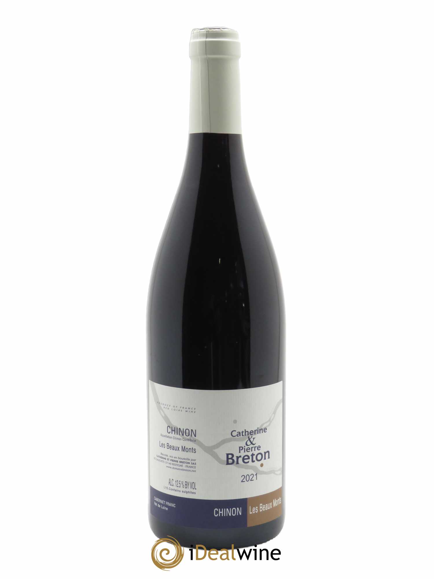 Chinon Beaux Monts Catherine et Pierre Breton  2021 - Lot de 1 Bouteille